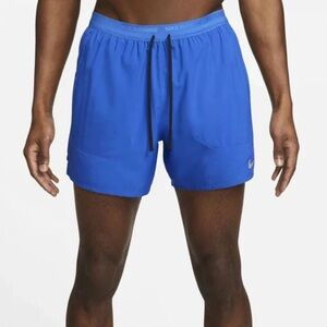Nike men’s Stride Dri-FIT running shorts vibrant blue sporty activewear